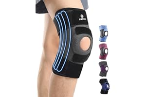 ABYON Kniebandage für Damen und Männer bei Arthritis, Meniskusriss, ACL - Mit Dreifach - Stabilisatoren & 360° verstellbarem Kompressionsverband für starken Schmerzschutz und schnelle Genesung Laufen