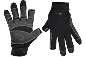 Typhoon Raceline 2.0 Full Finger Sailing Gloves - Black 310250