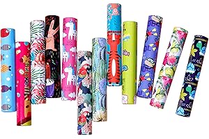 6 Stück Kaleidoskop ATVOYO-Kids Kaleidoskop Klassisches Zinn Kaleidoskop Spielzeug Kaleidoskop Lernspielzeug Prisma Teleskop Klassisches Papier Kaleidoskop Kinder Erwachsene Party