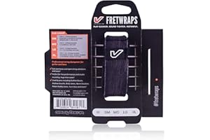 Gruv Gear FretWraps Wood 'Ebony' String Muter 1-Pack (Small) (FW-1PK-DRK-SM)