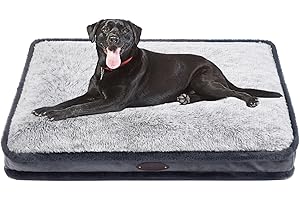 DEBANG HOME Lit pour Chien Large pour Grand Chien, lit de Chien pour Chien Moyen, lit de Petit Chien, lit de Calming, lit de Chien Anxiety Comfy Durable avec Housse Amovible Lavable (XL, Gris)