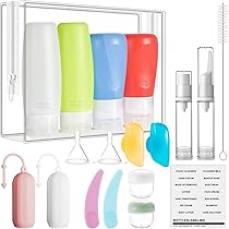 Contenitori Da Viaggio In Silicone 40ml - Senza BPA, Approvati TSA Per Creme - Foto 10