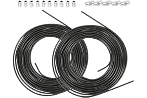 GEARMONSTER 2x 5m Bremsleitung Ø 4,75mm Stahl im Set + 10 Verschraubungen + 5 Verbinder M10 x 1 DIN 74 234 konform verkupfertes Stahl-Bremsrohr im Sortiment für Bördel F fuer Auto PKW Motorrad