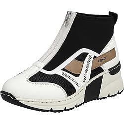 Rieker enkellaarzen voor dames 58956, grootte:39, kleur:Zwart