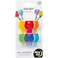 Nite Ize IdentiKey Covers, Color Coded ID Key Labels, Key Identifier Caps, Assorted 6 Pack