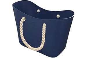 SUN NINJA Gummi-Strandtasche, extra groß, wasserdicht, EVA-Tragetasche mit Seilgriffen für den Strand