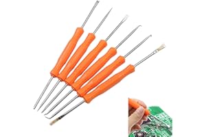 Telituny Leiterplatten Schweißwerkzeug Set, 6-teiliges PCB Metall Löthilfe Reparatur Set für Leiterplatten präzises Schweißwerkzeug-Set, Assist Werkzeuge zum Reparieren Installieren Zerlegen Reinigen