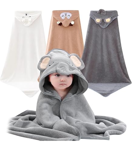 Naissance Cape De Bain Bébé - 80x80cm - Capuche - 8 Pièces - Motifs Animaux Sortie De Bain Bebe Serviette De Bain Bebe Naissance Cape De Bain Bébé - 80x80cm - Capuche - 8 Pièces - Motifs Animaux Sortie De Bain Bebe Serviette De Bain Bebe