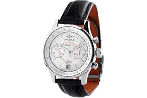 POLJOT Ruslan 3133 Aviator cronografo meccanico russo orologio cronografo aviatore Russia cronometro quadrante bianco e nero, Weiss-3133/4461271