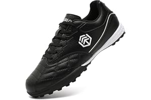 PiDaGlobal Boys Football Boots Kids Girls Club Firm Ground Soccer Shoe Astro Turf Trainers Athletics Sport Futsal Shoes Teenager Profession Competition Indoor Outdoor Sneakers