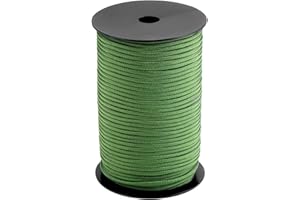 QWORK® linka paracord 100M – 4 mm nylonowa linka z 9 żyłkami, nośność 250 kg, na łódź, kemping, do użytku na zewnątrz, do smyczy dla psów, smyczy do prania