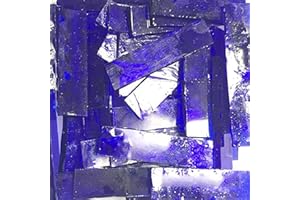 BTMIEY BestTeam - Tira de vidrieras de 1 x 4 cm, para manualidades, platos, marcos de fotos, macetas, joyería hecha a mano, 200 g (azul profundo)