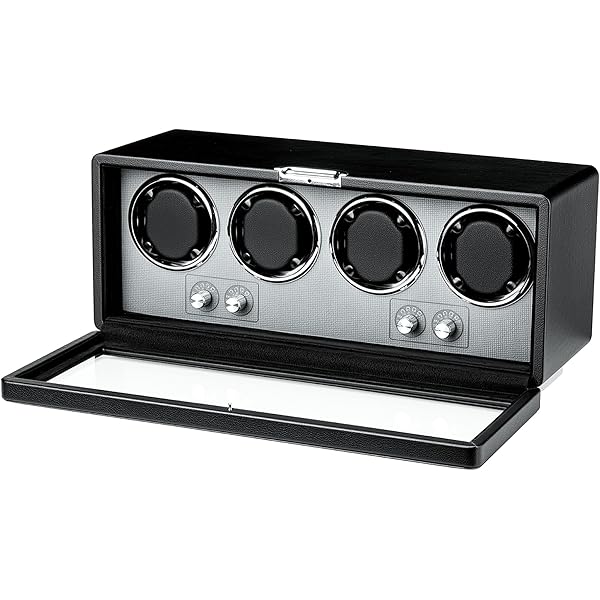 Klarstein St.Gallen Premium watchwinder, voor 2 horloges, LED