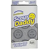 Scrub Daddy Scour Daddy Style, Kitchen Cleaning Scrubber, Heavy Duty Scrubbing Pad for Cleaning, Alternative to Metal Kitchen