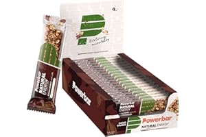 Powerbar Natural Energy Cereal Cacao Crunch 18x40g - Barrette Energetiche di Carboidrati Vegetali + Magnesio