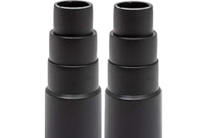 FIXEDBYU Adaptador de aspiradora para aspiradoras de taller estándar: adaptador de manguera universal para reducción. Para lijadora taladro sierra de calar lijadora taladro de banco lijadora/reductor manual