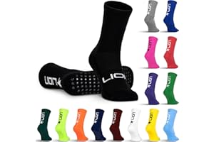 LION SPORTSWEAR Football Grip Socks For Men/Women/Kids - Variety Of Colours To Match Your Team Kit & Sleeve Socks