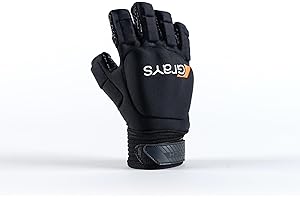 GRAYS Touch - Guante de hockey para mano derecha, color negro, nuevo para 2023