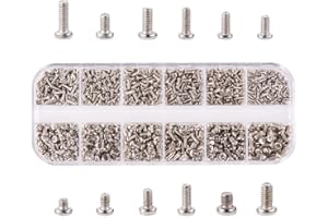 INCREWAY 1050pcs Metric M1.4 M1.6 M2 M2.5 Laptop Notebook Computer Screw Assortment Kit For IBM HP Dell Lenovo Samsung Sony Toshiba Gateway Acer