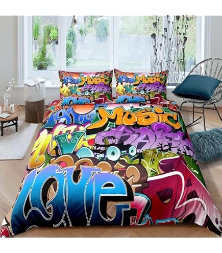 Copripiumino Made In Italy Set Copripiumino Bambini 100% Cotone - Stampa Digitale Divertente, Made In Italy, Morbido E Ipoallergenico Sacco Piumino 160x240 - 13