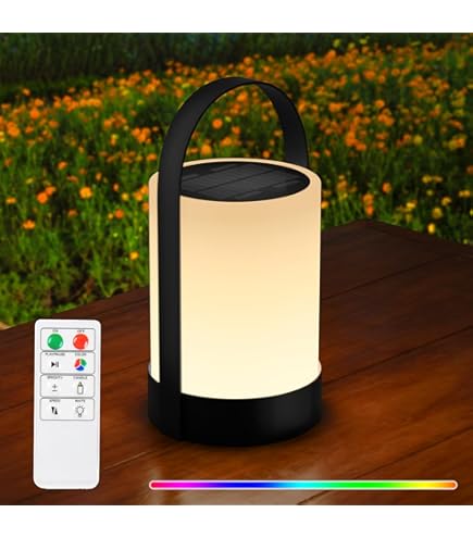 Lampe De Table Sans Fil, 3 Couleurs Gradable Lampe De Chevet Commande