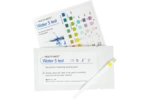 HOME HEALTH EUROPE 2 x Tiras de analisis agua potable y calidad - Mide la dureza, alcalinidad, cloro y pH