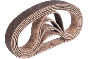 INDIAN STORE 24 3M Scotch Brite Schleifband Schleifband Vliesband Rohrbandschleifer Schleifmaschine SC-BL 40x760mm, 5 Stück, Körnungsbereich (Grade: Course, Color: Brown, Korn: 80)