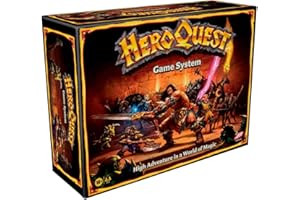 MONOPOLY Avalon Hill HeroQuest Game System, Fantasy Miniature Dungeon Crawler Tabletop Adventure Game, Ages 14 And Up 2-5 Players