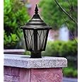 WHITERAY Black gate Light for Home gate/gate lamp/gate Lamps for Outdoor Waterproof/gate Light/gate Pillar Lights for Outdoor for Stairs, Boundries, Pillar, Garden (511 (Pack of1))
