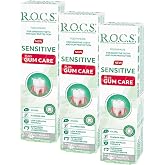 R.O.C.S. Sensitive Artı Diş Eti Bakımı Klorofilli Diş Macunu, 94Gr (3 paketi)