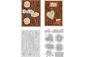 ‎DELORIGIN DELORIGIN Jahresringe Stanzformen Baum Metall Stanzformen Kartenherstellung Stanzschablonen Neuheiten 2025 Stanzformen Für DIY Scrapbooking Bastelalbum Grußkarte Geschenk Einladung