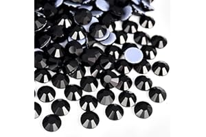 Jollin 2880 pz Hotfix Cristallo Strass Flatback Diamanti In Vetro Gemme per La Lavorazione D'arte Artigianato Decorazioni Vestiti Scarpe 3.2mm SS12 Jet