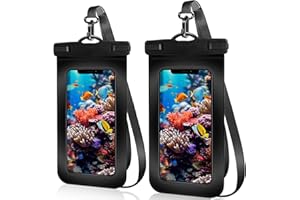 ZUOQIANG Handy Wasserdichte Hülle, 2 Stück Wasserdichte Handytasche, Waterproof Phone Case, IPX8 Handy Unterwasser Hülle, Unterwasser Handyhülle, für iPhone 15 14 13 Pro Max Plus Sumsung Smartphone Bis 7 Zoll