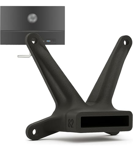 VIVO Supporto da parete per monitor singolo da 17 a 32 con braccio pneumatico per tastiera, altezza regolabile, VESA max 100 x 100 mm, nero, MOUNT-VWKB1