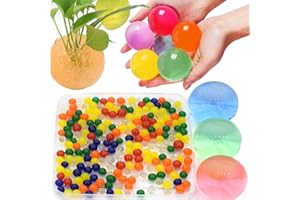 chimoo Perlas de Agua,150 Pcs Bolas de Gel No Tóxico y Ecológico, para Decoración de Jarrones para Flores y Plantas.