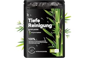 REZOLITE Fuß Detox Pflaster, 40 Stück 100% Natürliche Tiefenreinigende Detox Fußpflaster Fußpads Entgiftungspflaster Füße zur Stresslinderung, Verbesserung der Schlafqualität, Förderung der Blutzirkulation