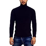 Toocool - Dolcevita Uomo Maglia Manica Lunga Felpato Collo Alto Slim Fit LO-A6957