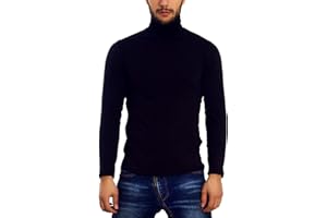 Toocool - Dolcevita Uomo Maglia Manica Lunga Felpato Collo Alto Slim Fit LO-A6957
