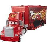 Disney Pixar Cars - Mack Trasformabile PlaySet, Giocattolo 2 in 1 con Camion e Officina per la Messa a Punto, con Lanciatore,
