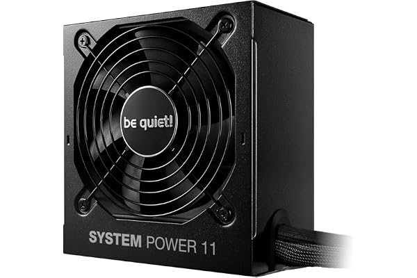 be quiet! System Power 11 450W Bloc d’Alimentation, Alimentation ATX 3.1, Compatible avec Les Cartes Graphiques PCIe 5.1, Ventilateur Silencieux Thermo-régulé 120 mm, Solide Mono Rail 12 V