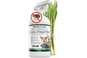 THE HEALTHY DOG CO Tutto Naturale Spray Per Casa E Ambiente | 500ml | Sicuro per Cani e Gatti | Spray Repellente Perfetto per Tappeti, Letti, Mobili e in Auto