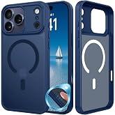 MADNOVA iPhone 17 Pro Max İ&ccedil;in Telefon Kılıfı Magsafe ile Uyumlu Kamera Korumalı Mat Şeffaf G&ouml;r&uuml;n&uuml;ml&uuml; iPhone Telefon Kılıfı (