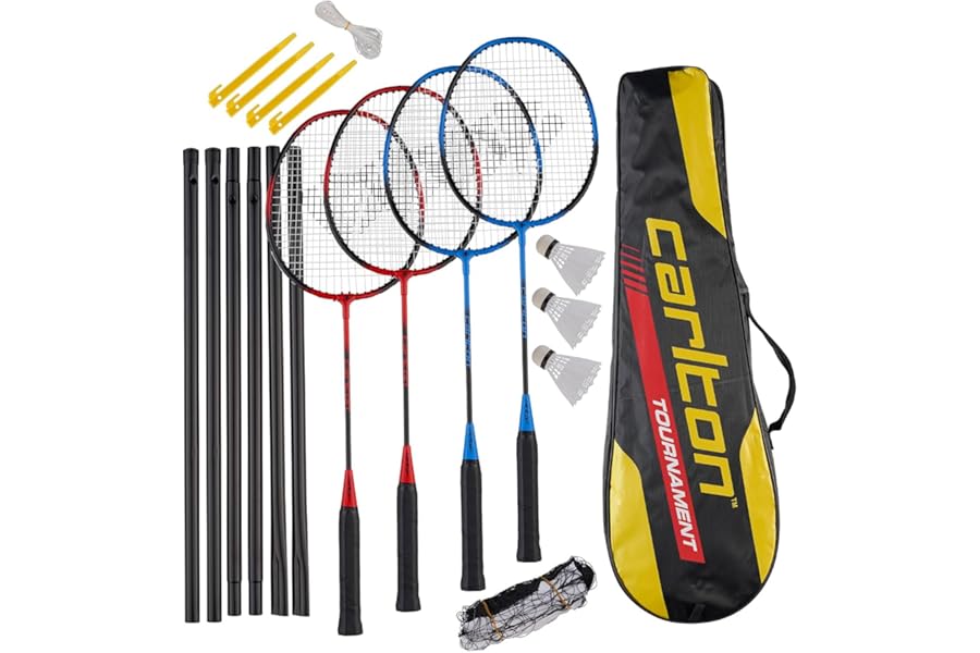 Tournament 4 Player Set, BLACK/RED, BLACK/BLUE
