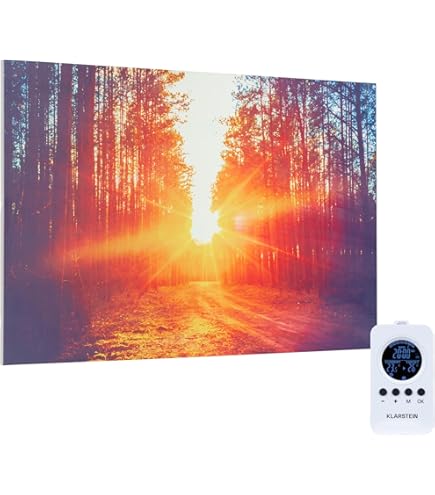 EUROM Sani 600 WiFi Infrarood paneel zwart - 600W - 11,1kg