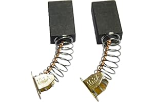 Place4parts Compatible Carbon Brushes for Evolution Rage 3S & Fury 3-S 210mm Sliding Mitre Saw 030-0254. Length 16.3mm x Width 9.95mm x Depth 5.95mm