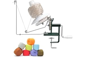SPEENSUN 15oz Large Yarn Ball Winder | Easy-to-Install Yarn Cake Winder for Knitting, Crochet | Sturdy Metal & ABS Handmade Wool Winder Machine | Gift for Knitters