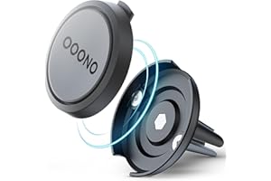 KIEMA Ooono 2 Halterung Magnetische Auto-Lüftungsgitterhalterung für OOONO CO-Driver NO2, Luftschlitzhalter mit eingebauten Magneten, kompatibel mit OOONO NO2 Blitzerwarner