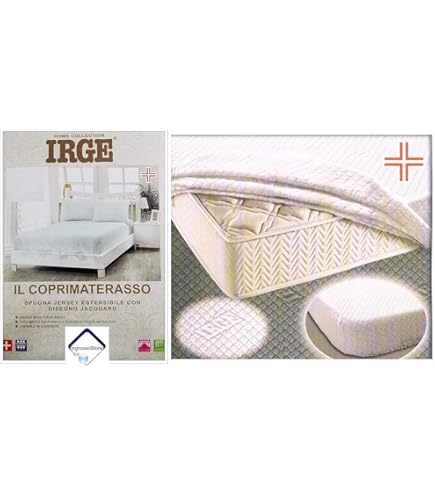 Coprimaterasso In Spugna Jersey Con Jacquard - Misura 175x200 Cm, Bordo 27 Cm, Traspirante E Lavabile - Foto 11