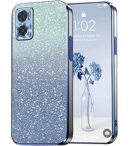 EASSGU TPU Silicone Custodia per Motorola Moto g52 / Moto g82 5G (6.6 Inches), Cover Protettiva in Silicone TPU Motivo Dipinto Trasparente - Ballerina 1