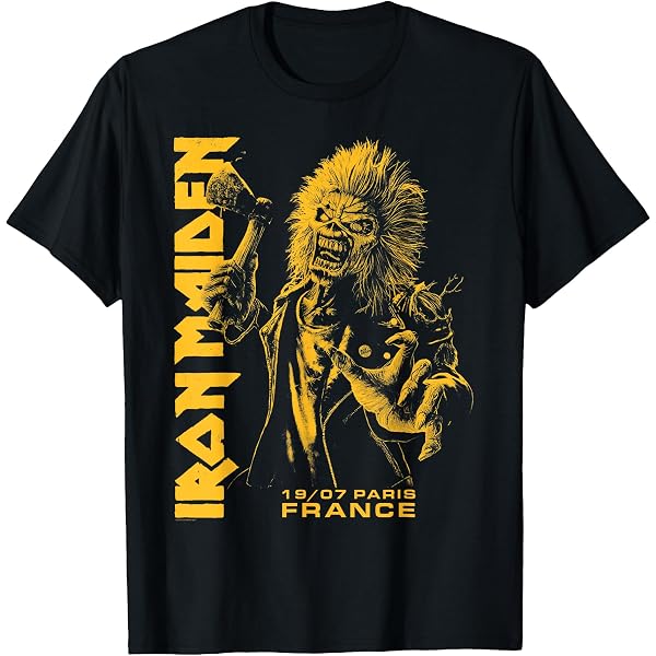 T-shirt Iron Maiden 1990 Réimpression - Taille S à 5XL, Neuf Avec étiquettes